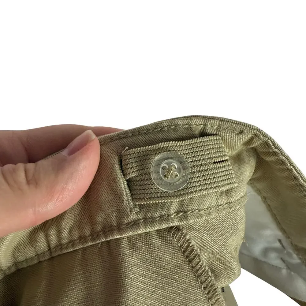 Old Navy NWT Set of 2 Girl's 14 Tan Khaki & Bermuda Chino Shorts 100% Cotton